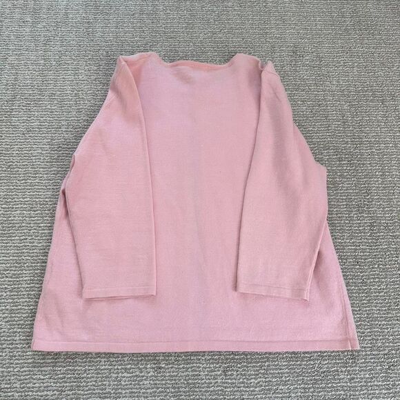 Coquette Balletcore Pink Embroidered Cardigan Vintage Soft Girl Grandma top - Picture 7 of 8